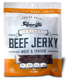 Sharifa Halal Beef Jerky, Teriyaki, (1) 2.85 oz. Bag – Great Everyday Halal Jerky Beef Meat Snack, 100 % Real Zabiha Halal Beef, 12g of Protein, 80 Calories, 0g Trans Fat, & 2g of Carbohydrates