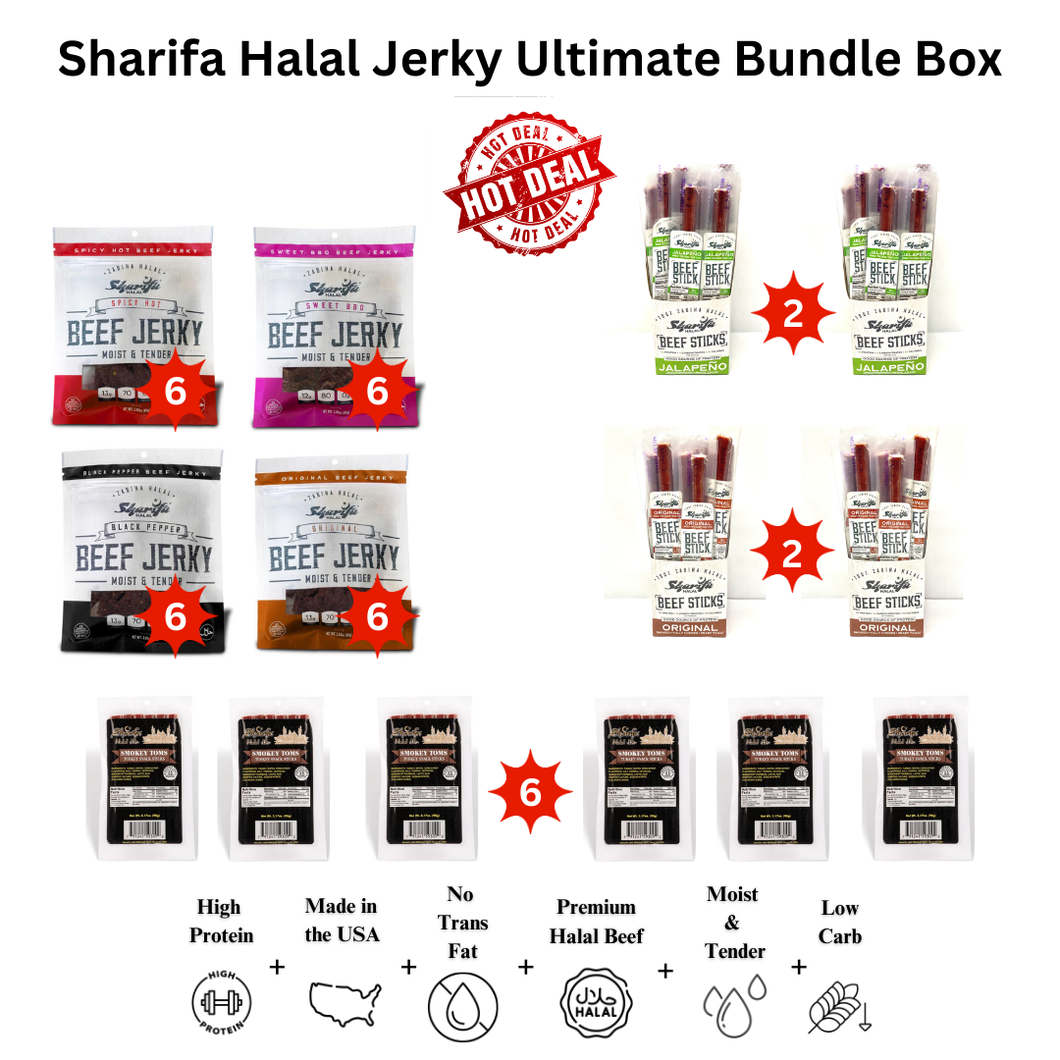 Sharifa Halal Jerky Ultimate Bundle Box