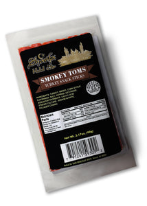 Sharifa Halal Smokey Toms Turkey Snack Sticks, (1) 3.17 oz. Package – Great Everyday Halal Turkey Snack, 100 % Real Zabiha Halal Turkey, 10g of Protein, 110 Calories, & 3g of Carbohydrates